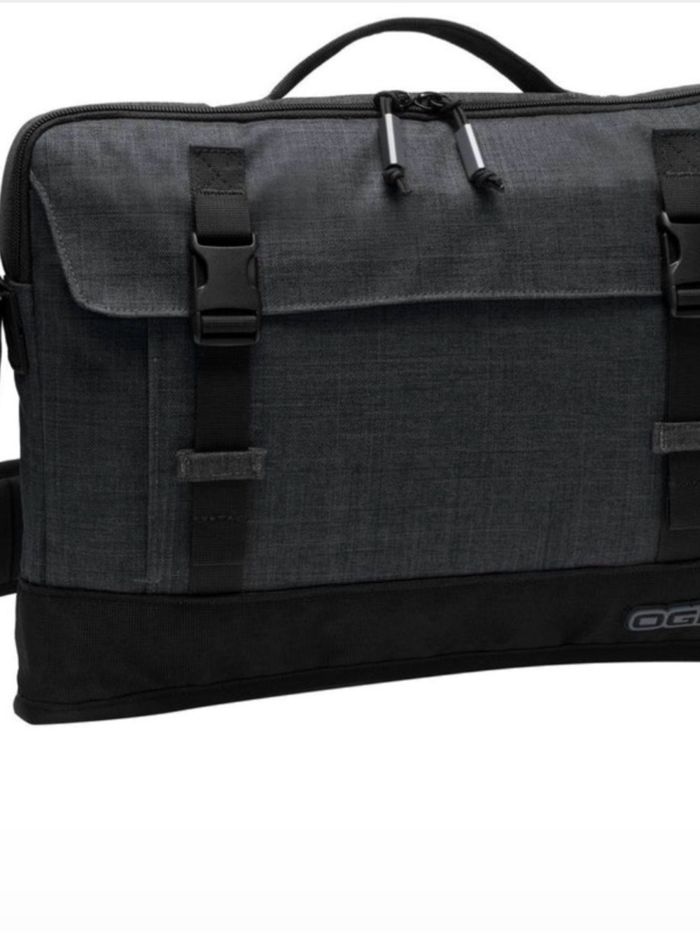 OGIO Apex Slim Case Messenger Laptop Bag - Gray - Brand New